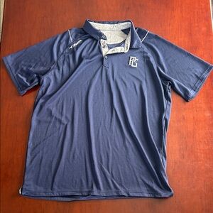 Mizuno Navy Polo Shirt with White Accents